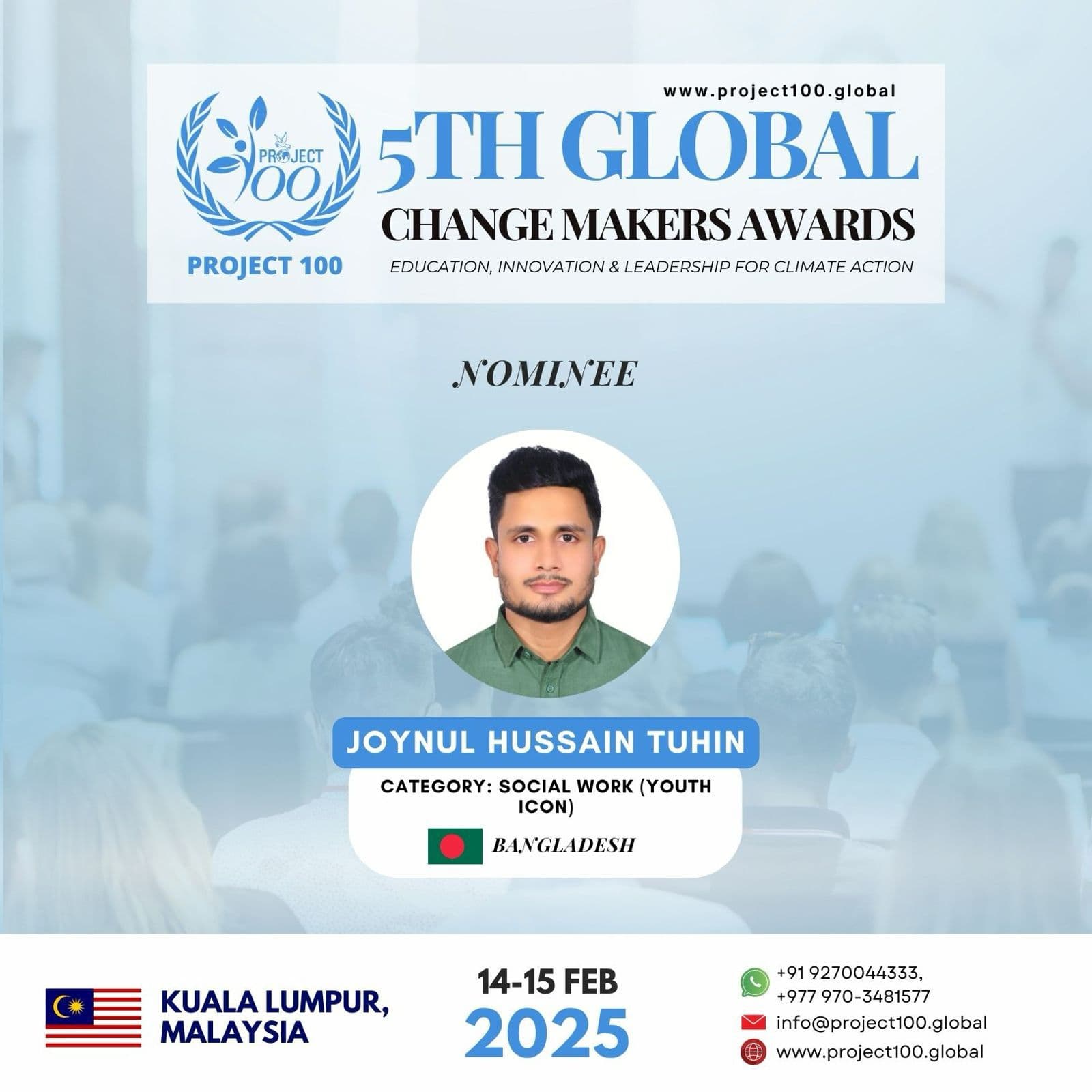 5th Global Change Makers Awards 2025