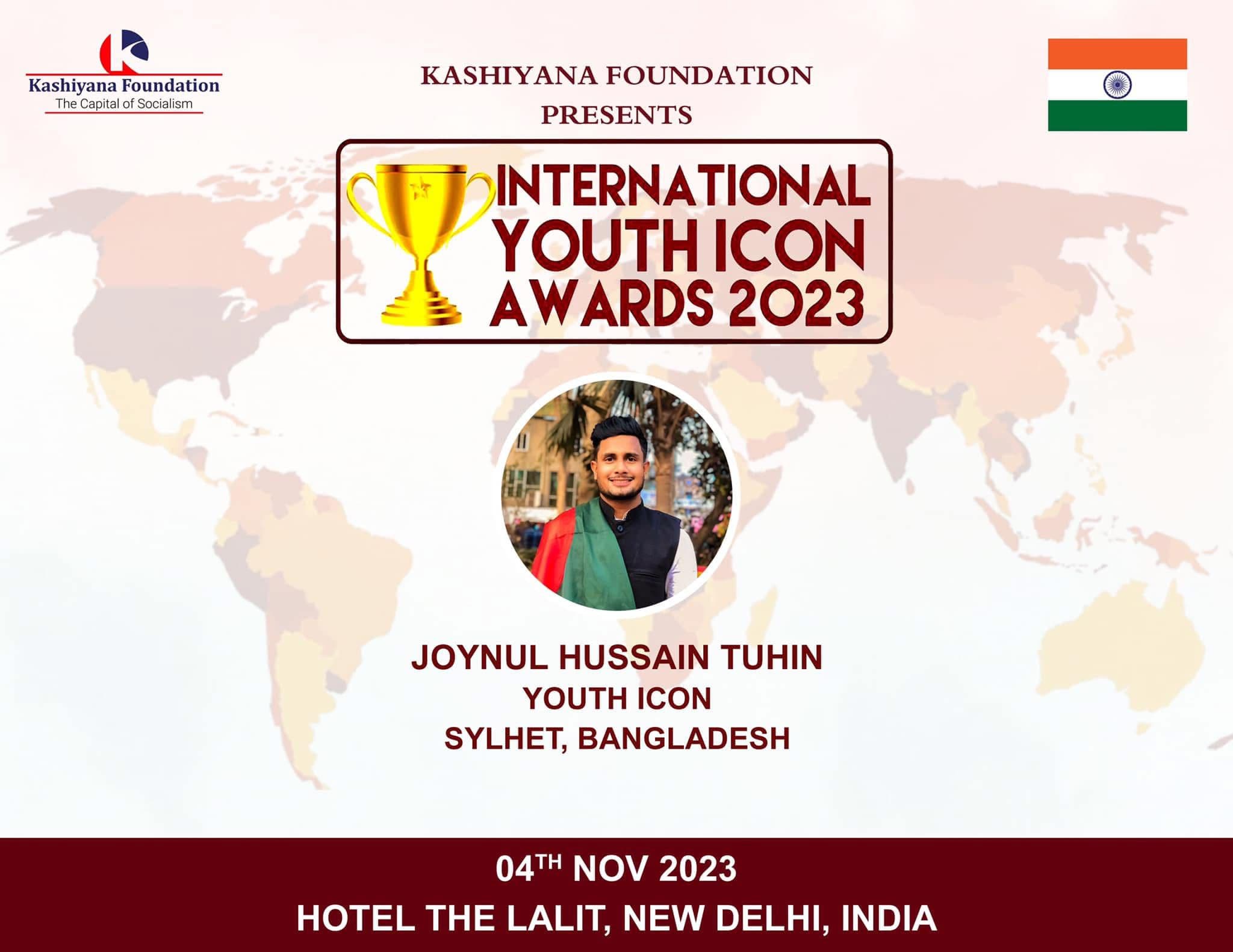 International Youth Icon Award 2023 – New Delhi