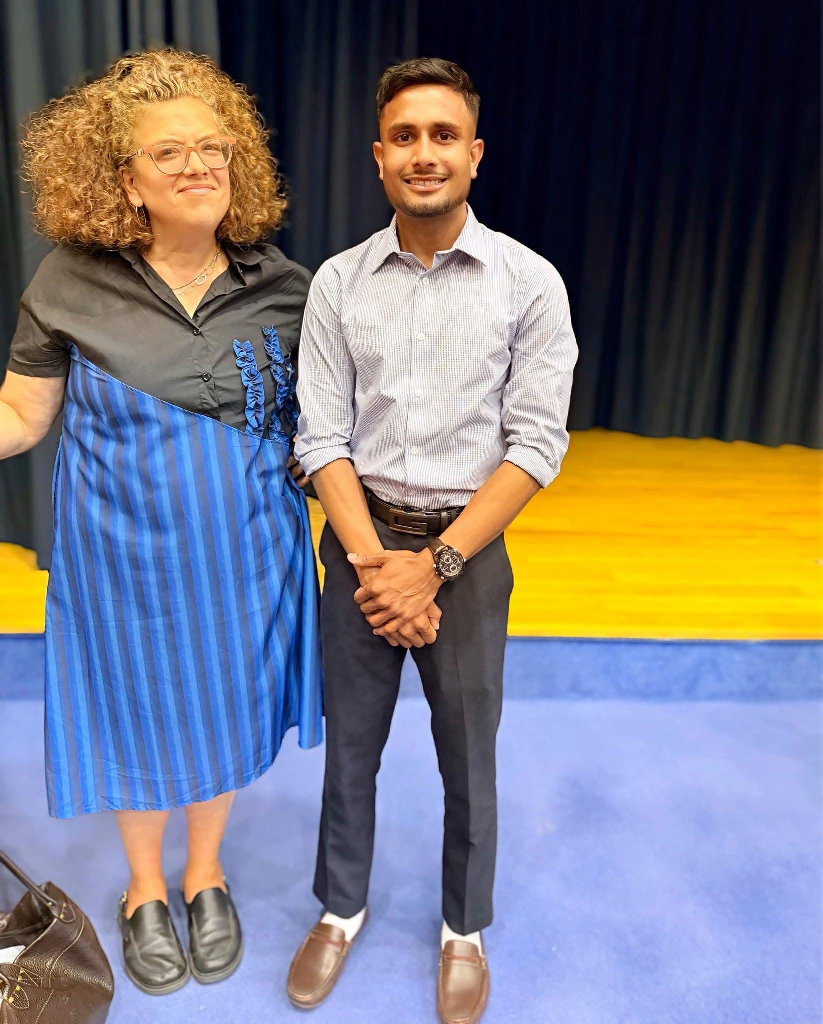 Meeting with Prof. Mia Bay – Cambridge Youth Leadership Summit