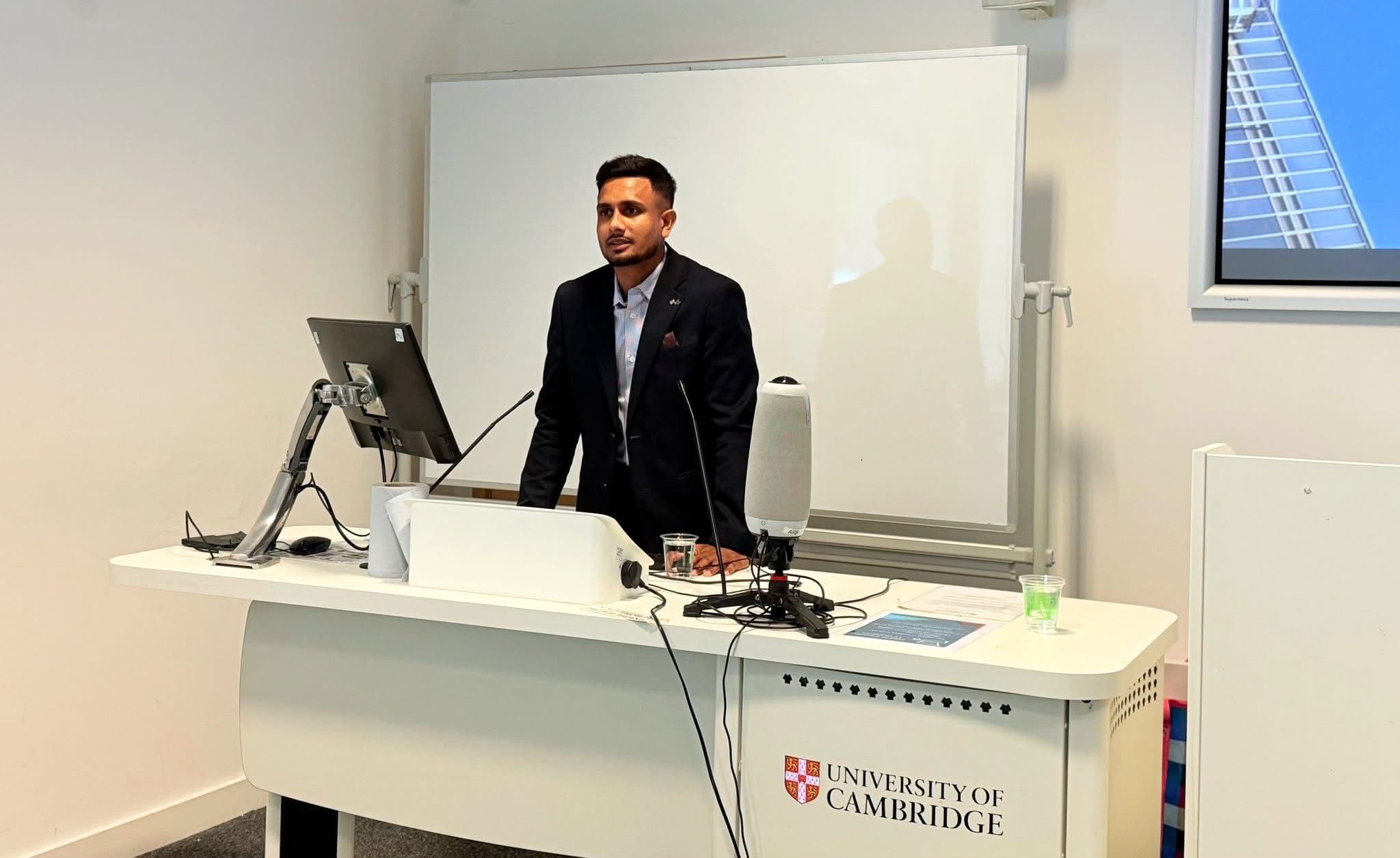 Youth Assembly 2026 – Speech at University of Cambridge